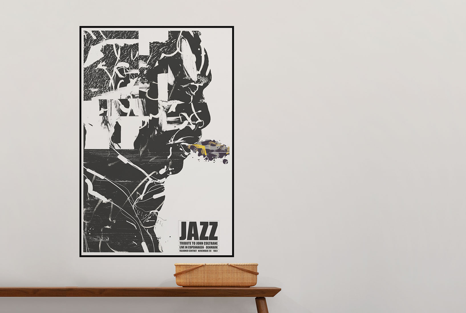 Jazz · Poster tribute to John Coltrane